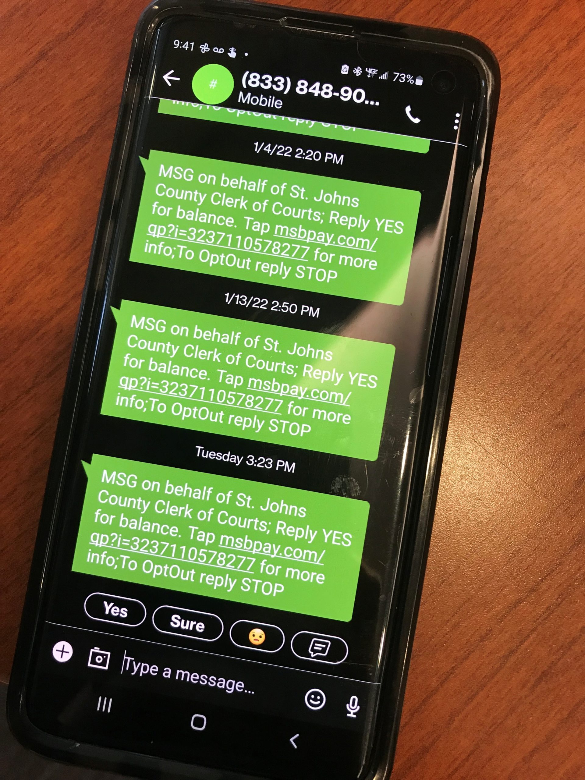 Beware of a new text scam