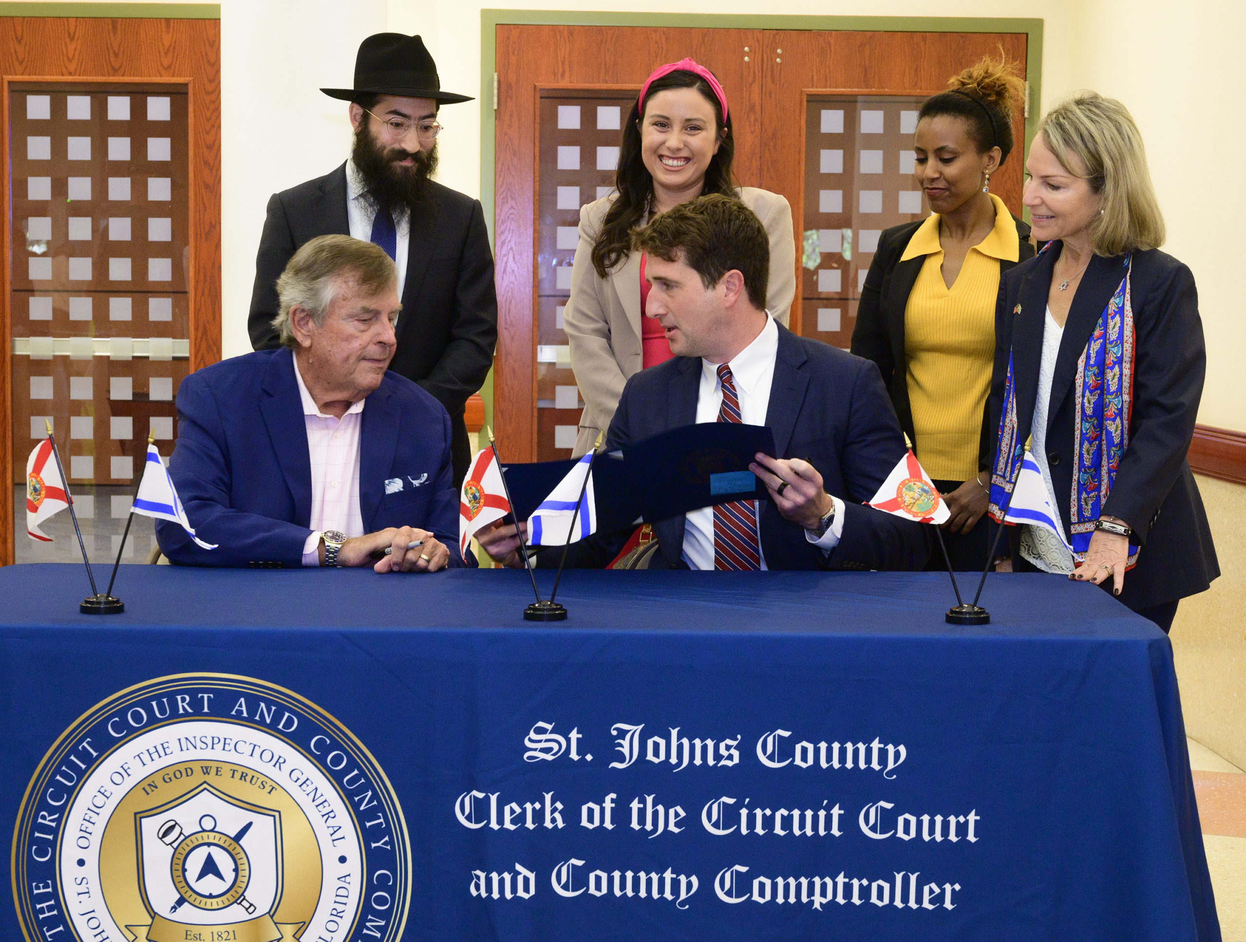 Nov. 8 proclaimed as St. Johns County-Israel Friendship Day