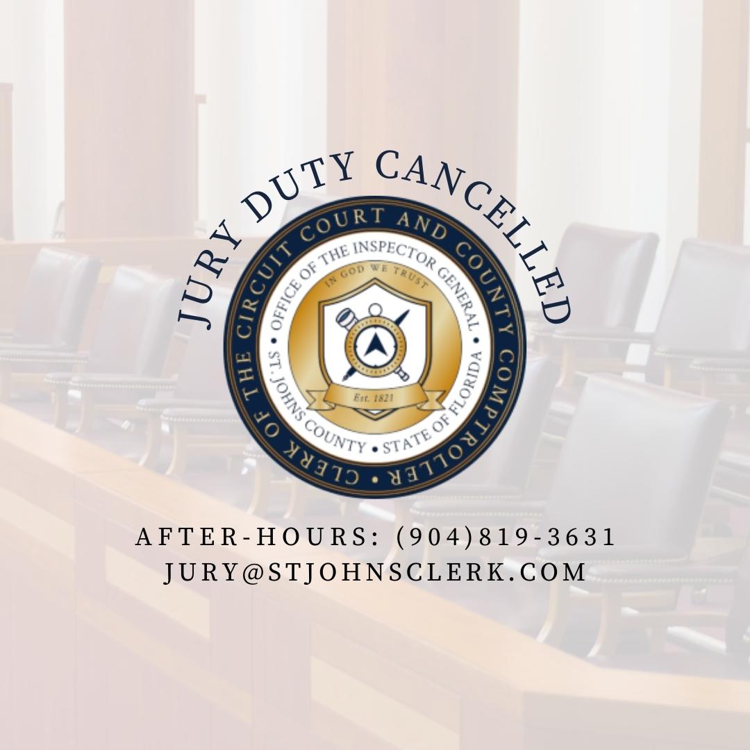 Jury Duty Cancelled: May 22, 2023