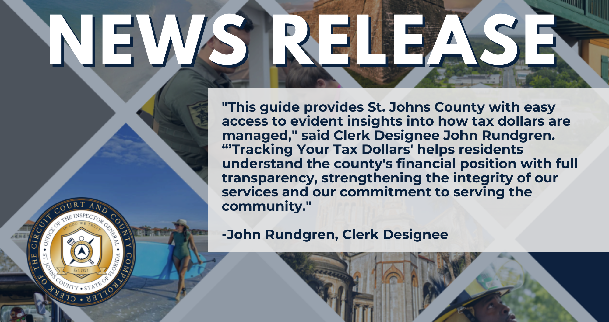 St. Johns Clerk and Comptroller Releases Guide for Tracking Tax Dollars
